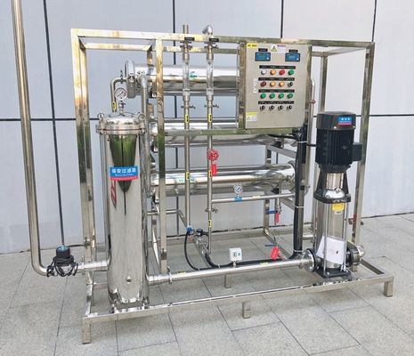 購入 ステンレス鋼/グラスファイバー複合材を使用した、自動運転浄水用の電気自動制御逆浸透ろ過ユニット オンライン製造