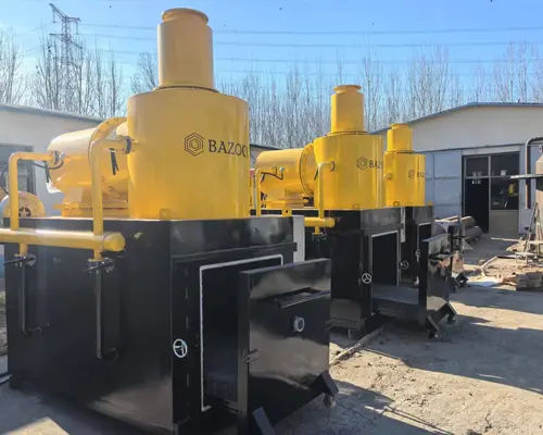 購入 1 年間の保証とカスタマイズされた高容量の病院廃棄物焼却機 online manufacture