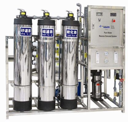 購入 業務用水処理装置用3槽前処理付自動500L/時間RO浄水器 オンライン製造