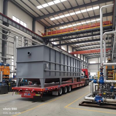 産業排水用、汚染物質除去率95-99%のカスタマイズ炭素鋼下水処理システム